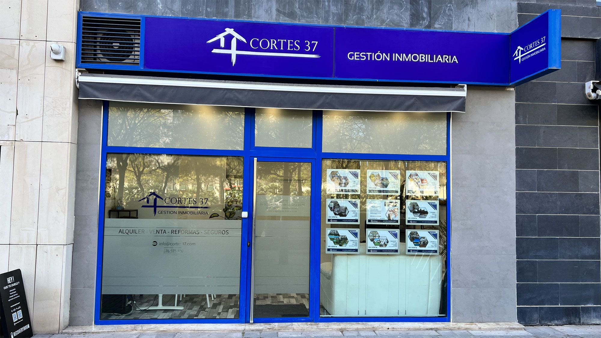 Tu agencia inmobiliaria de confianza en Valencia. Cortes 37 Gestión Inmobiliaria en Valencia